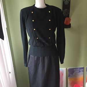 Vintage CIAO LTD Black Dress Sz 10